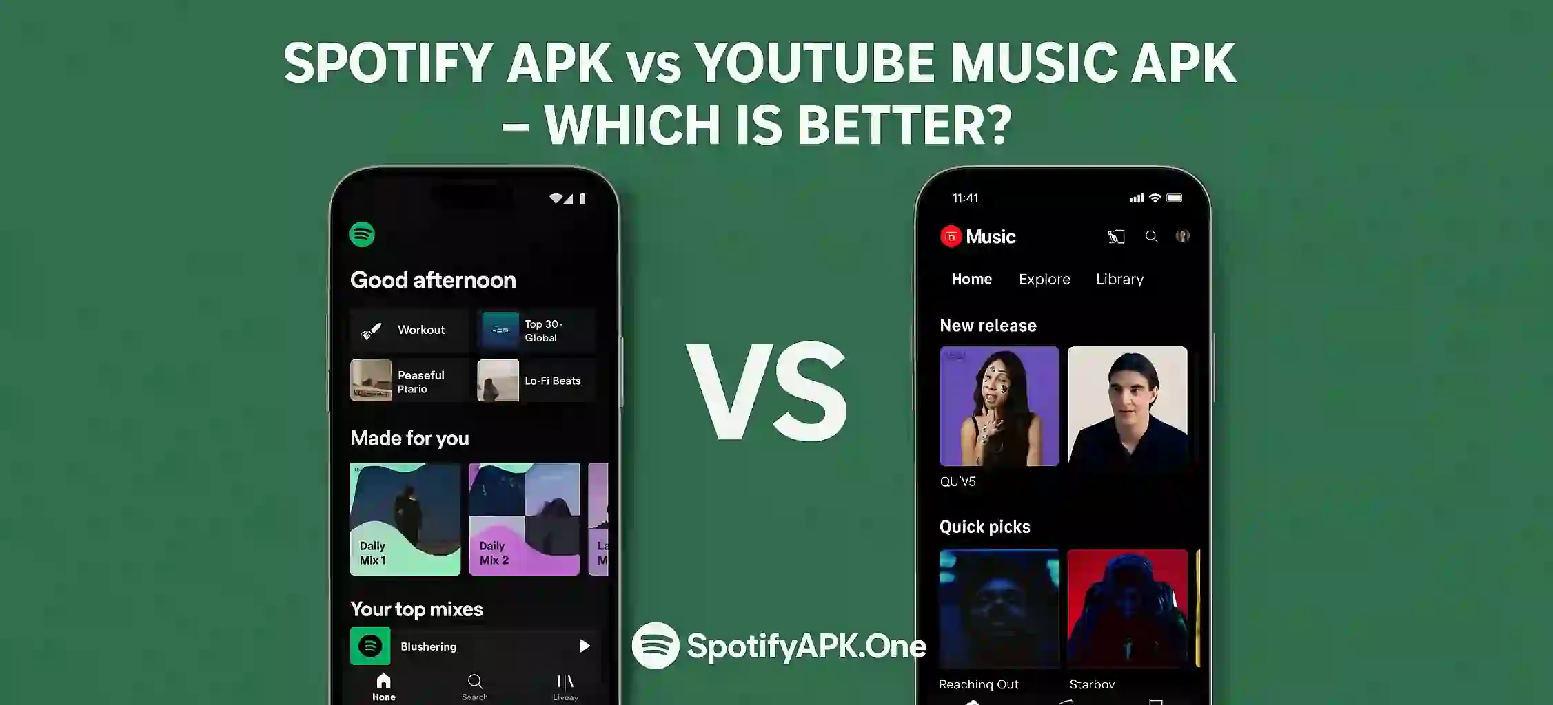 Spotify APK vs YouTube Music APK – Which Is Better?