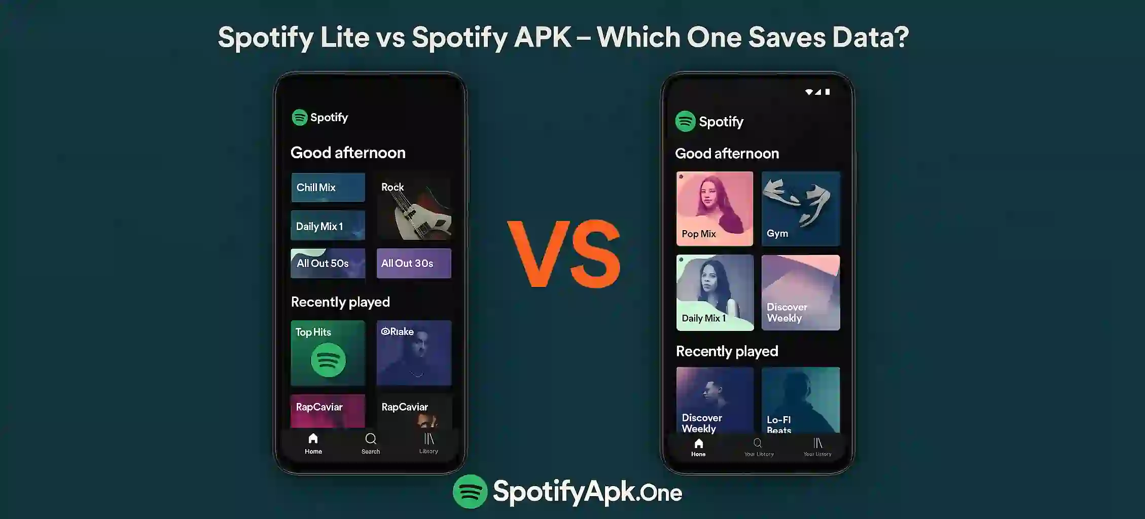 Spotify Lite vs Spotify APK – Which One Saves Data?