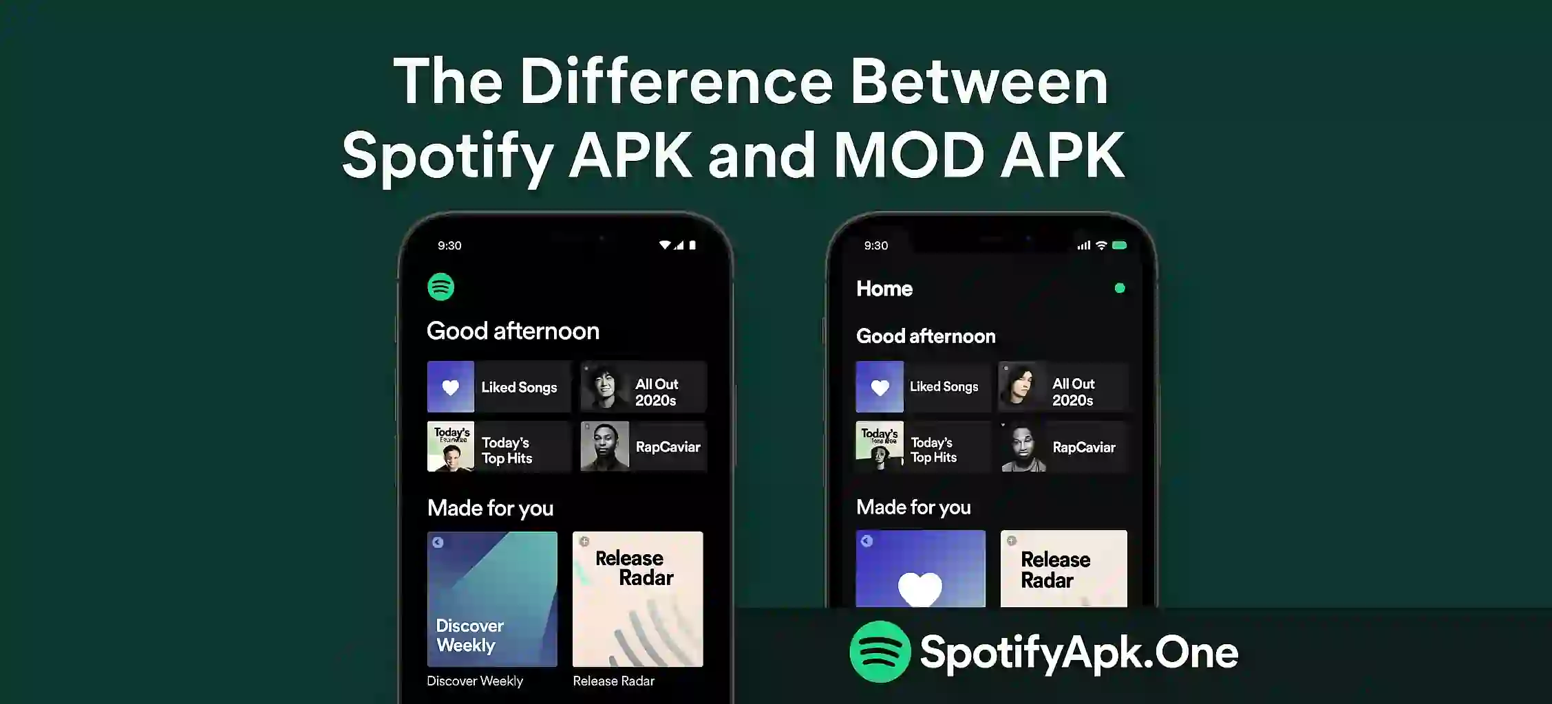 The Difference Between Spotify APK and MOD APK