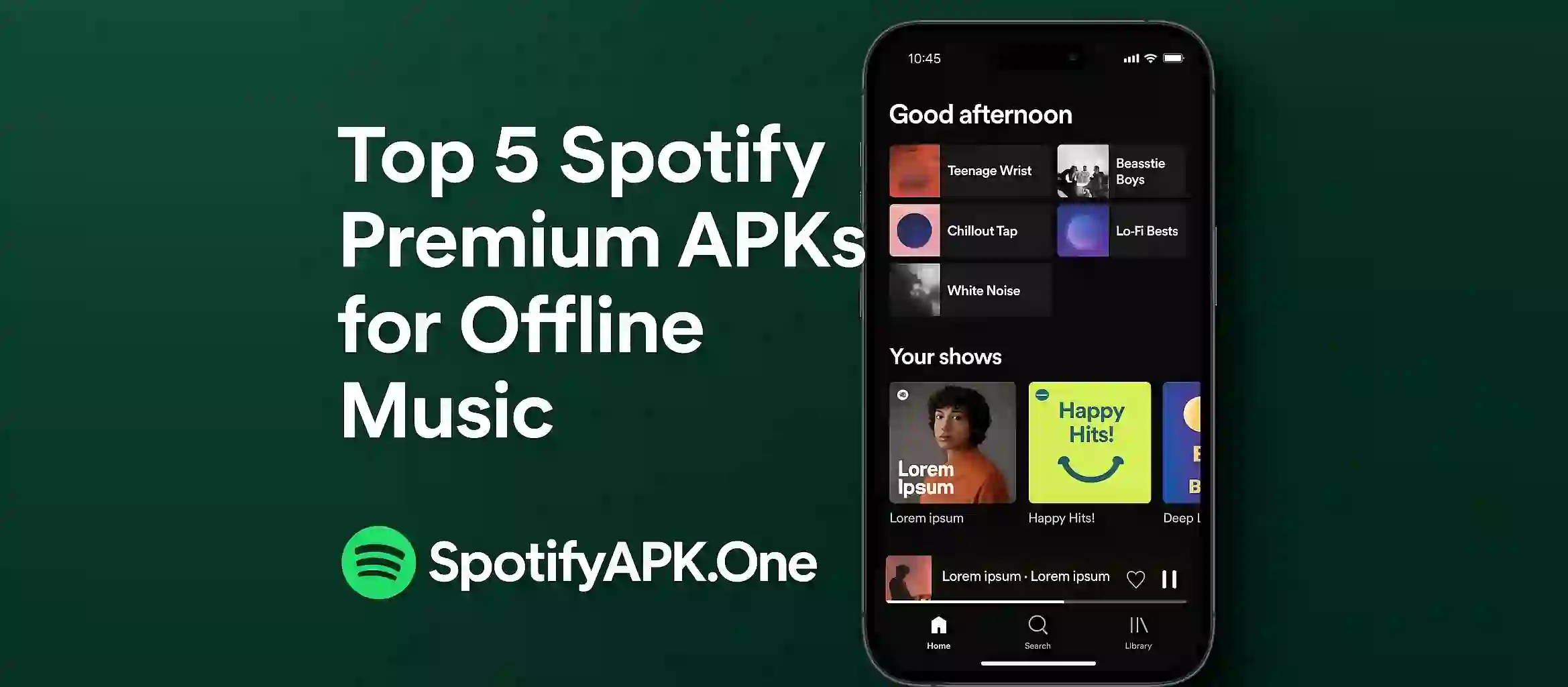Top 5 Spotify Premium APKs for Offline Music